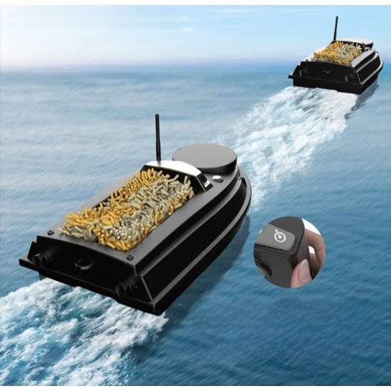 Sazan Yemleme (Tekne ve Botu)Flytec Yeni V030 Rc Balık Yemi Teknesi Gps Uzaktan Kumandalı Olta Atıcı