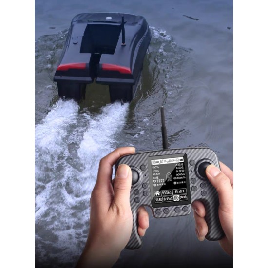 (TÜRKÇE) DİL GPS KONUM OTO PİLOT EVE DONUS SUALTI DERINLIK SICAK VE SOVUK GÖSTERIR 2 PİLLE ÇANTALI