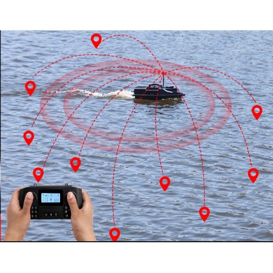 Sazan Yemleme (Tekne ve Botu) Gps 100 Konum Eve Dunuş 500 Metre Sabıt Hızlı Son Versıyon