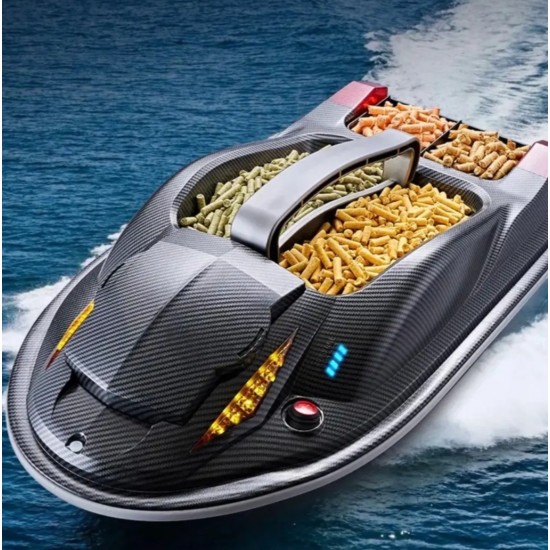 Sazan Yemleme (TEKNE VE BOTU)gps Model Tek Kumanda 650 Metre Oto Pilot Eve Dönüş Otomotik Büyük Boy